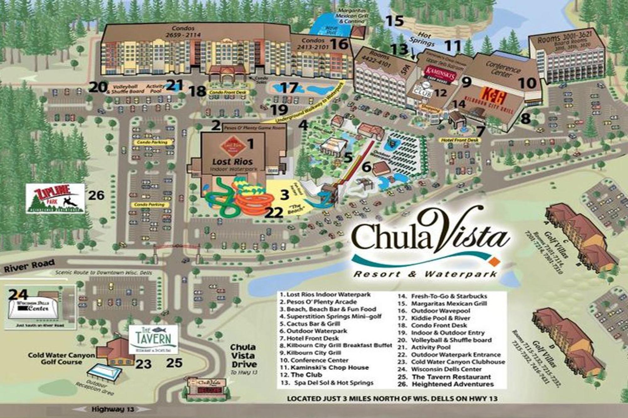 ウィスコンシン デルズ Chula Vista IIヴィラ 部屋 写真